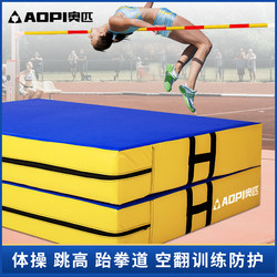 Olympic High Jump Mat Pvc Foldable Waterproof Taekwondo Martial Arts Somersault Mat Sponge Mat High Jump Gymnastics Training Equipment