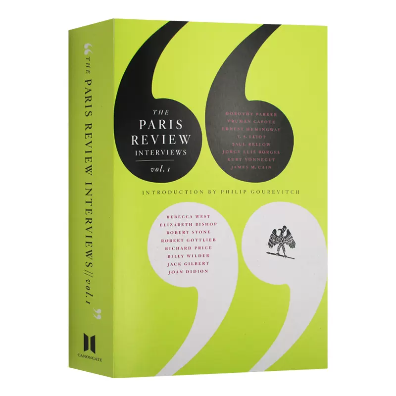 巴黎评论作家访谈1 英文原版the Paris Review Interviews 1 文学批评英文版进口原版英语书籍