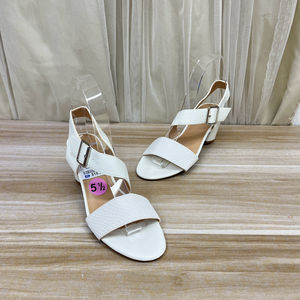 
Lady Shoes foreign trade original single women's shoes slightly flawless fashionable round toe solid color versatile thick heel one-word buckle fashion sandals