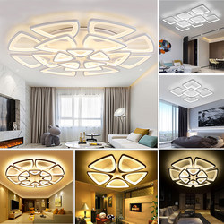 Lamps Modern Minimalist Ceiling Lamp Creative Led Living Room Voice Smart Bedroom Lamp Geometric Flower-Shaped Lamp Room Lamp