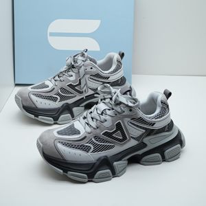 
Comely/Kangli removed the cabinet and broke the code in autumn genuine leather women's sports thick-soled round-toe running casual lace-up dad shoes