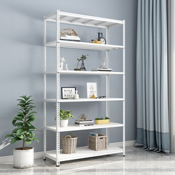 Angle Steel Household Shelves, Multi-Layer Floor-Standing Kitchen Storage Racks, Balcony Storage Racks, Warehouse Supermarket Display Racks