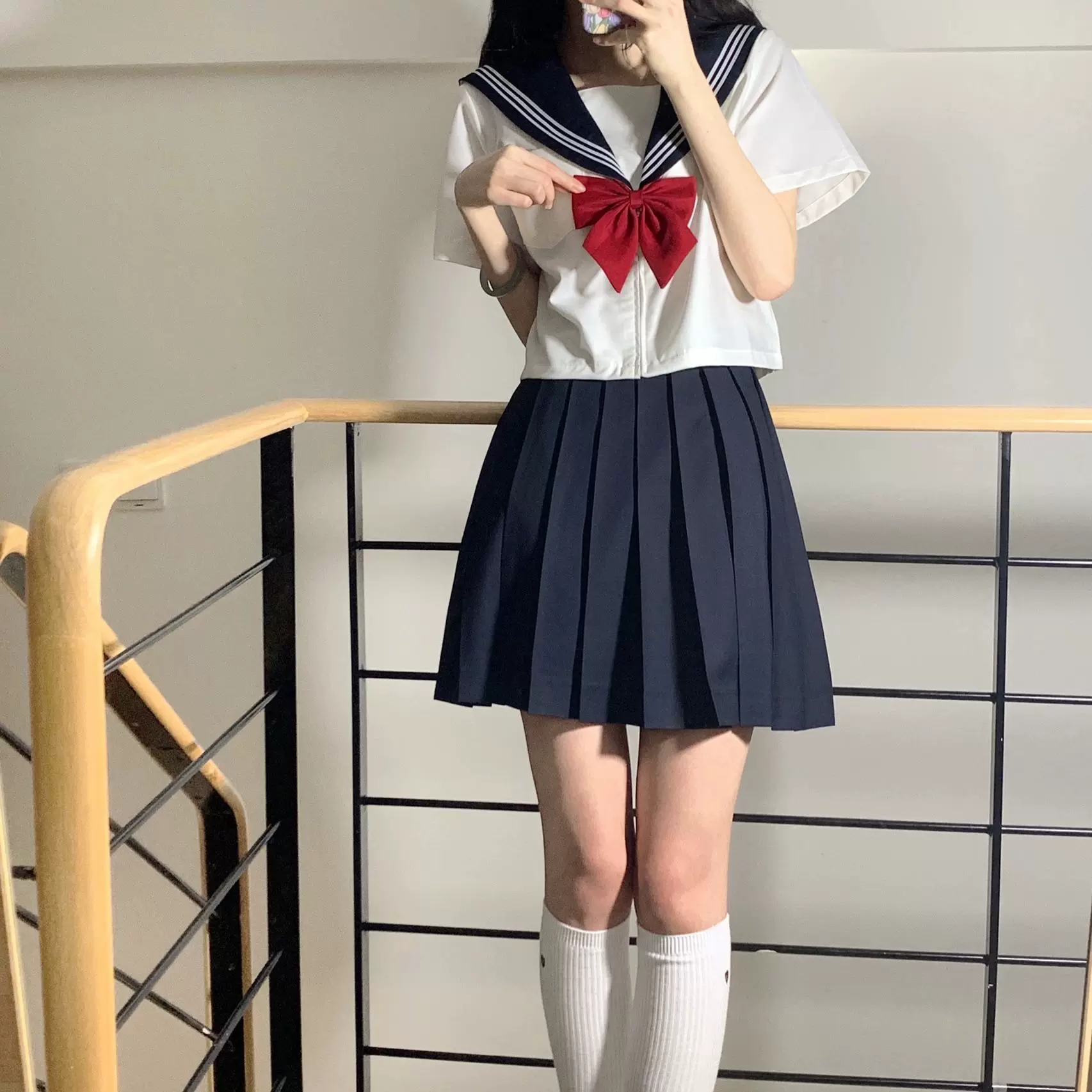 jk制服套装原创正版水手服学院风短袖上衣白三本基础款女夏季班服-Taobao