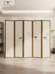 Hoa sen Trung Quốc bằng gỗ nguyên khối vách ngăn lối vào hiên phòng khách phòng ngủ che chắn văn phòng tại nhà có thể gập lại và di động bàn ghế gỗ Bàn / Bàn