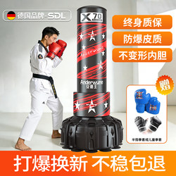 Boxing Punching Bag, Vertical Home Training Equipment, Sandbag, Non-Tumbling, for Adults, Martial Arts, Children, Professional Indoor Fighting