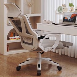 Computer Chair, Comfortable Long-Sitting Office Chair, Dual-Purpose Ergonomic Chair for Nap, Home Use, Backrest, Waist Support, Gaming Chair