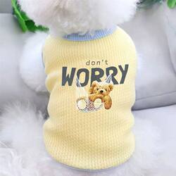 Pet Dog and Cat Spring/Summer Clothes Trendy Brand Pet Cartoon Clothing for Small and Medium-Sized Dogs Thin Style Corgi Teddy French Bulldog