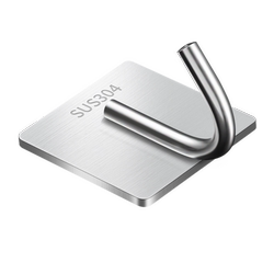 Kitchen 304 stainless steel hook viscose strong load bearing