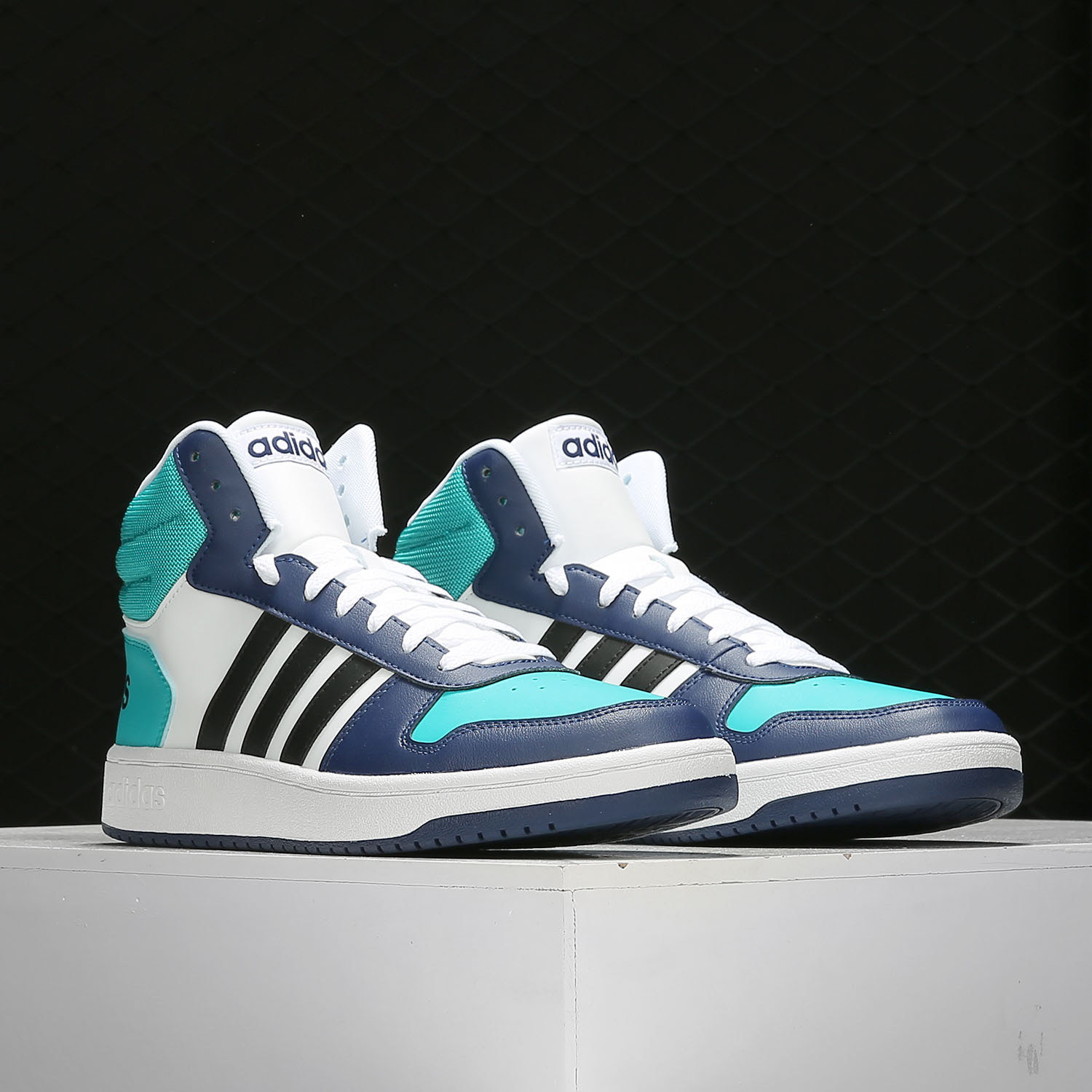 Adidas NEO men and women sports high top shoes casual shoes
