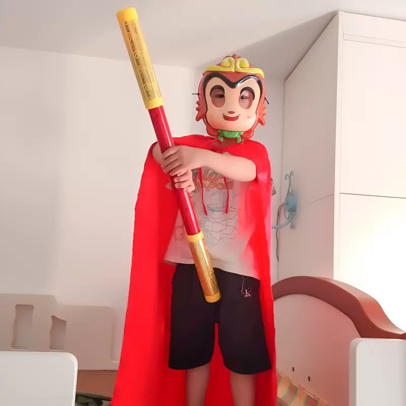 儿童金箍棒玩具如意伸缩棒抖音声控可收缩的男童
