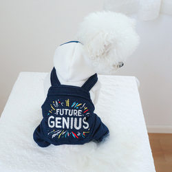 Petcircle Pet Circle Pet Clothing Dog and Cat Apparel Hooded Little Genius Overalls