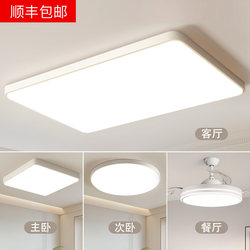 Full-Spectrum Living Room Main Light, Modern and Simple, Atmospheric Led Ceiling Light, Zhongshan Lighting, Whole House Package, 2026 New Model