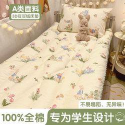Single Mattress for College Dormitory, Special Cotton Nap Mat for High School Dormitory, Floor Mat, Tatami Soft Mat