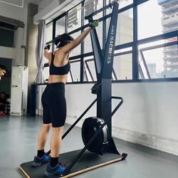 New Commercial C2 Wind Resistance Ski Machine Aerobic Exercise Gym Shaping Indoor Home Smart Fitness Equipment