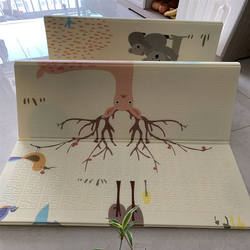 Children's Crawling Mat, Foldable, Double-Sided, Portable, Home-Use, Living Room Floor Cooling Mat, Anti-Fall Floor Mat