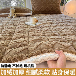 Autumn and Winter Taffeta Student Dormitory Mattress Soft Cushion Home Bedroom Milk Velvet Mattress Single Thickened Mattress