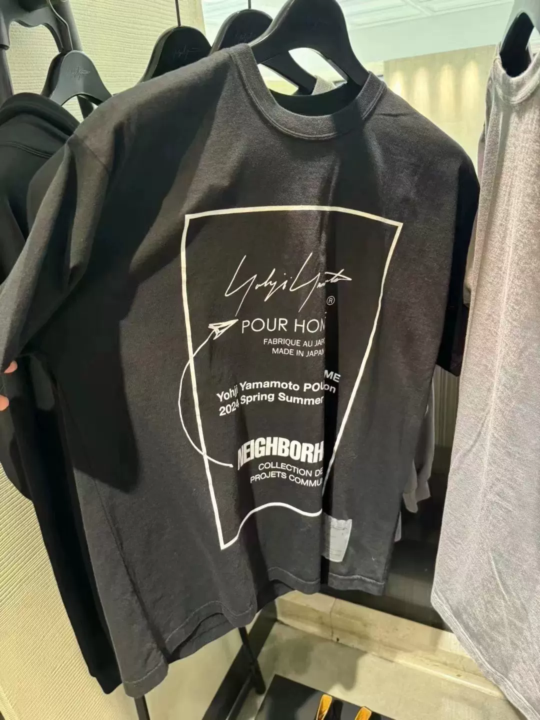 订购NEIGHBORHOOD NH X YOHJI YAMAMOTO . TEE SS-1 T恤23AW-Taobao