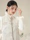 Jianni New Chinese Style Chinese Style Wool Collar Vest Women's Mink Fleece Plate Jacket