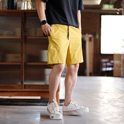 European and American simple trendy brand couple style quick-drying light shorts