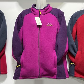 women's long sleeve polar fleece jacket for middle-aged and elderly mothers