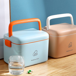 Medical Box for Home Use, Light-Proof, Large-Capacity, Family-Sized Storage Box, First-Aid Medicine Box, Portable Storage, Sealed Storage Box