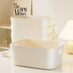 Desktop Storage Box for Cosmetics, Miscellaneous Items, Snacks, Toys, Organizing Basket, Rectangular Storage Basket, Storage Box, Storage Container