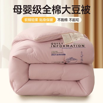 
Class A soy fiber quilt 100% cotton thickened in winter