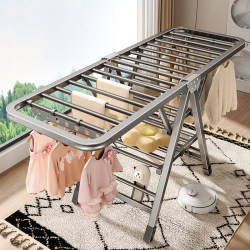 Foldable Clothes Drying Rack for Home Use, Balcony Clothes Rack, Indoor and Outdoor Baby Clothes Hanger, Multifunctional Quilt Drying Tool