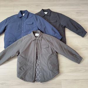 
Clefty and stylish plaid texture Japanese loose warm quilted cotton shirt lapel cotton coat jacket men and women lovers