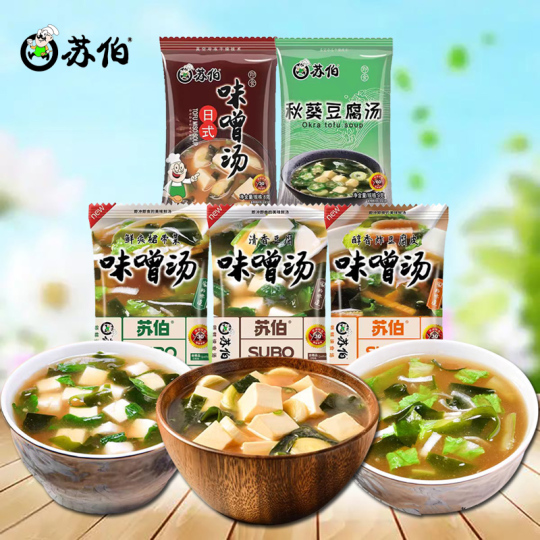 Subo 日本味噌汁 オクラ＆豆腐入り - 80g