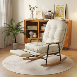 Lazy Rocking Chair for Adults, Suitable for Sleeping, Home Use Single Rocking Chair, Adult Recliner, Balcony Leisure Chair, 2026 New Model