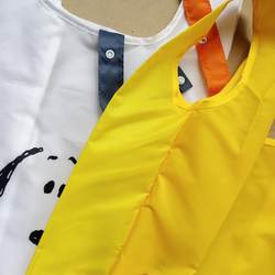 Japanese-Style Large Cartoon Foldable Eco-Friendly Bag Supermarket Grocery Shopping Vest Oxford Cloth Waterproof Lightweight Sturdy Storage Shopping