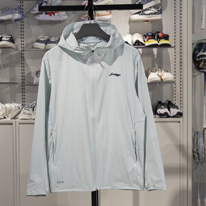 
Li Ning sunscreen windbreaker men's 2025 summer running series reflective ice-sensing comfortable sunscreen jacket AFDV249