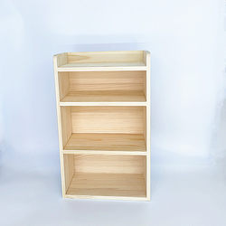 Zakka All-Solid Wood Multi-Layer Desktop Cosmetics Storage Rack, Water Cup and Miscellaneous Items Organizer, Tea Set and Antique Display Rack