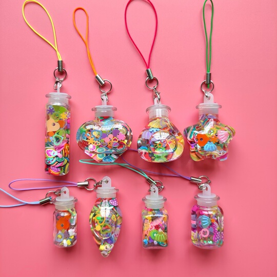 Kit De 10 Botellas De Arena De Colores Para Manualidades – Crea Tus Propias Botellas De Los Deseos Con Purpurina Y Cuerda – Regalo Creativo Para Niños Y Artistas