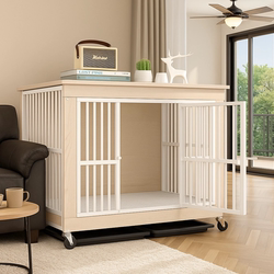 Dog Cage for Medium-Sized Dogs and Large Dogs, Indoor Pet Cage, Dog House, Special for Border Collies, New Wooden Luxury Dog House