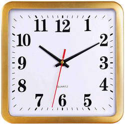 Clock for Living Room, Home Wall Clock, Wall Decoration, Children's Room, Bedroom, Rectangular Quartz Clock, Stylish and Simple Wall Clock