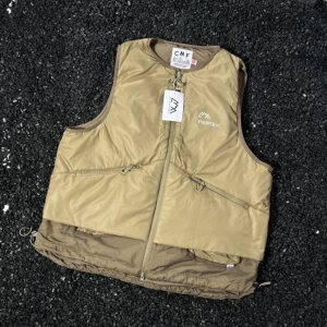 
Japanese single Fppev joint CMF warm p cotton vest men's outdoor waterproof PERTEX technology fabric sports vest