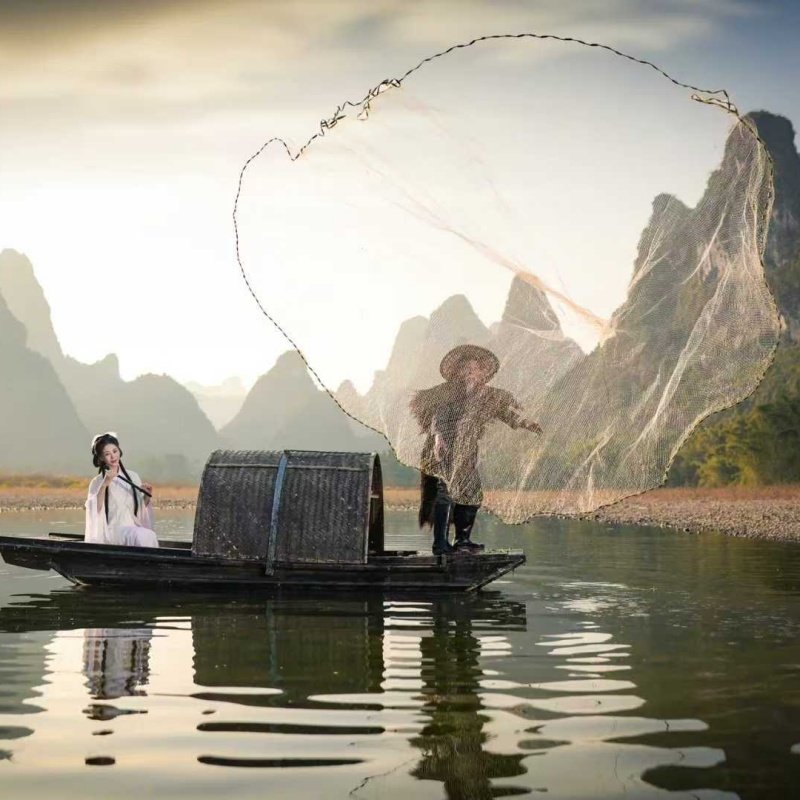 水墨仙境广西桂林4天3晚跟团游象山日月双塔兴坪船桂林千古情古东