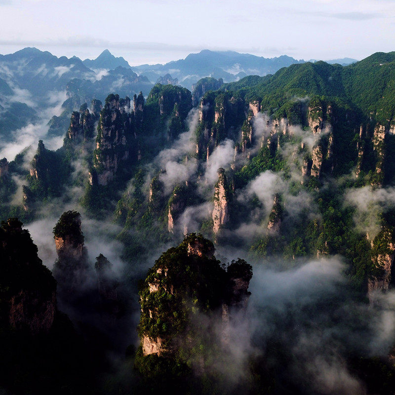 长沙出发张家界6天5晚跟团游0自费0强消袁家界金鞭溪芙蓉镇天门山