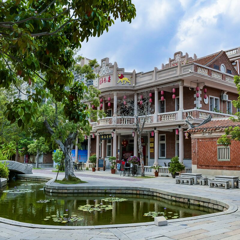 泉州石狮黄金海岸洛伽寺 永宁古城 晋江五店市安平桥草庵一日游