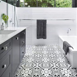 200 Specifications of Black and White Pattern Unlimited Small Flower Bricks Kitchen and Bathroom Hotel B&B Milk Tea Coffee Shop Chain