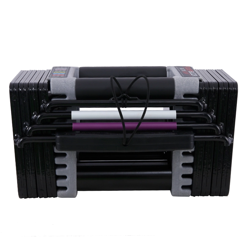 美品　ほぼ未使用　POWERBLOCK 50 ② PowerBlock哑铃pro50男士健身100磅一对可调节练臂肌家用包胶哑铃