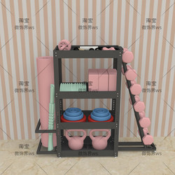 Dumbbell Rack, Sports and Fitness Equipment Storage Rack, Home Basketball Rack, Kettlebell, Yoga Mat Storage Rack