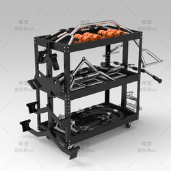 Eight-Piece Set of Pull-Up Bar Handles, Hanging Rack, Handle Storage Rack, Fitness Equipment Placement Rack, Small Household Use