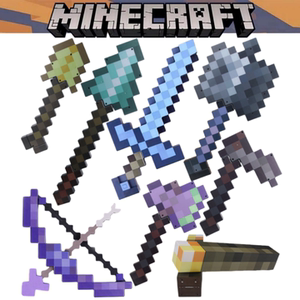 
Minecraft Diamond Sword full range of enchanted bows, arrows, sickles, spades and spears that can launch luminous toy swords for children and boys