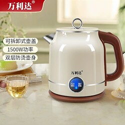Wanlida Electric Kettle with Integrated Insulation, Electric Kettle for Boiling Water, 2026 New Model, Household Smart Constant Temperature Kettle