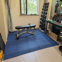 Gym Rubber Floor Mat Shock-Absorbing Mat Strength Area Dumbbell Shock-Proof Mat Fitness Equipment Home Sports Soundproof Floor Mat