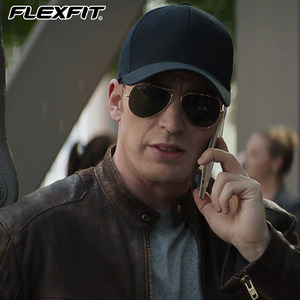 
FLEXFIT 6277 full hat men's big head circumference large size hard top baseball hat men's high top baseball cap American cap