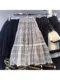 Fashionable elastic high waist heavy industry embroidered mesh spliced ​​A-line skirt European station spring and summer women's new style 2025